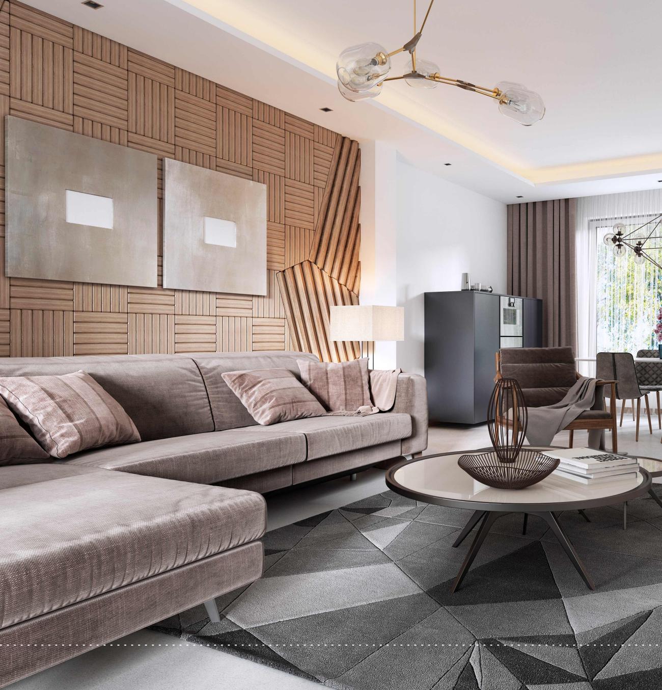 Living and dining room